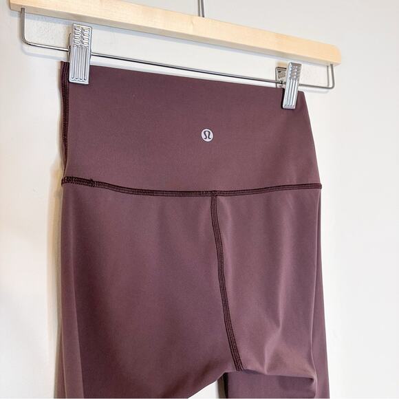 Lululemon Wunder Under High-Rise Tight 25" *Full-On Luxtreme in Cherry Cola - Picture 4 of 6